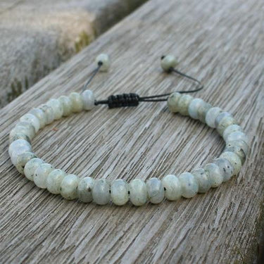 AMAZONITE & other Natural Stones ABACUS Bead CALMING Men's Bracelet